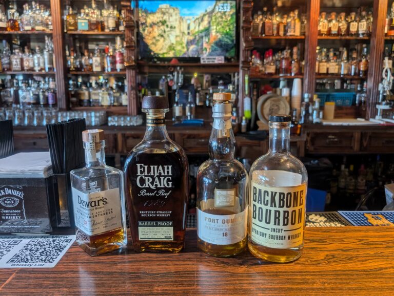 Port Dundas, Dewer’s, Backbone and Elijah Craig